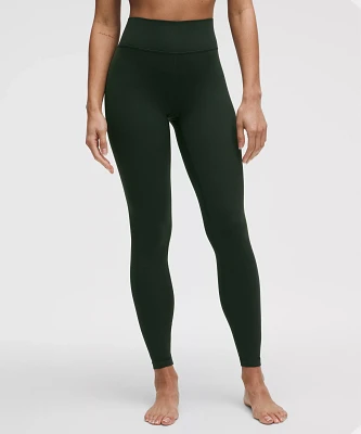 Groove High-Rise Ribbed Panel Tight 28" | Women's Leggings/Tights