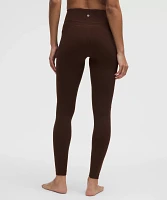 Groove High-Rise Ribbed Panel Tight 28" | Women's Leggings/Tights