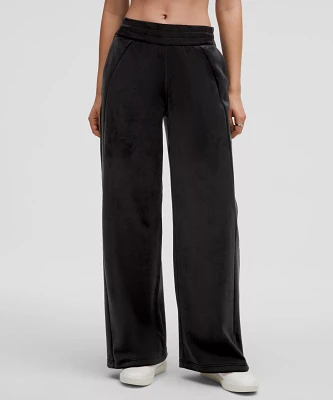 Scuba Mid-Rise Wide-Leg Pant *Velvet | Women's Sweatpants