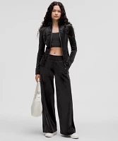 Scuba Mid-Rise Wide-Leg Pant *Velvet | Women's Pants