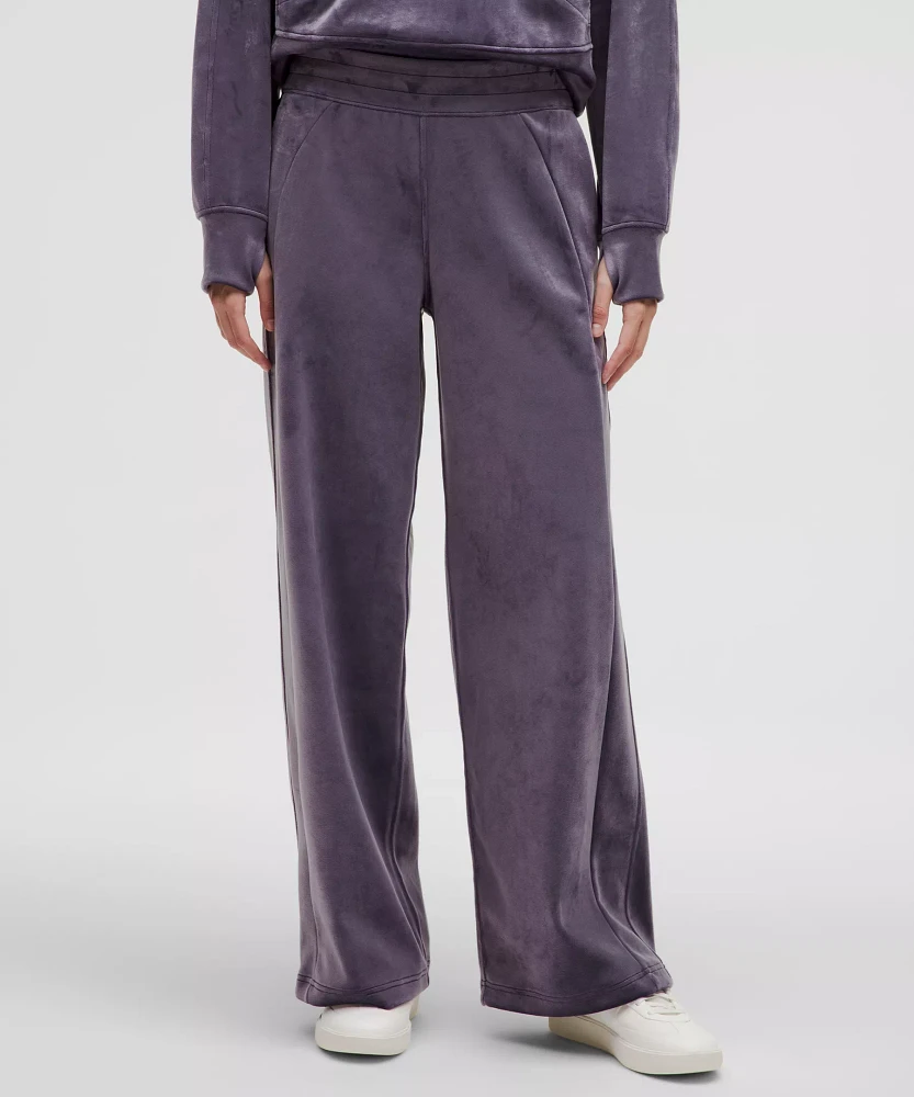 Scuba Mid-Rise Wide-Leg Pant *Velvet | Women's Pants