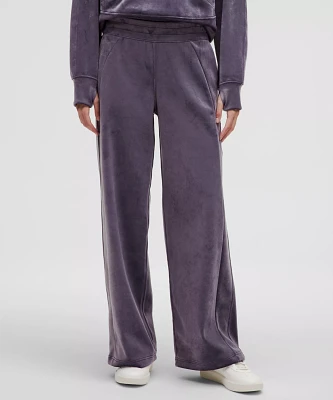 Scuba Mid-Rise Wide-Leg Pant *Velvet | Women's Pants