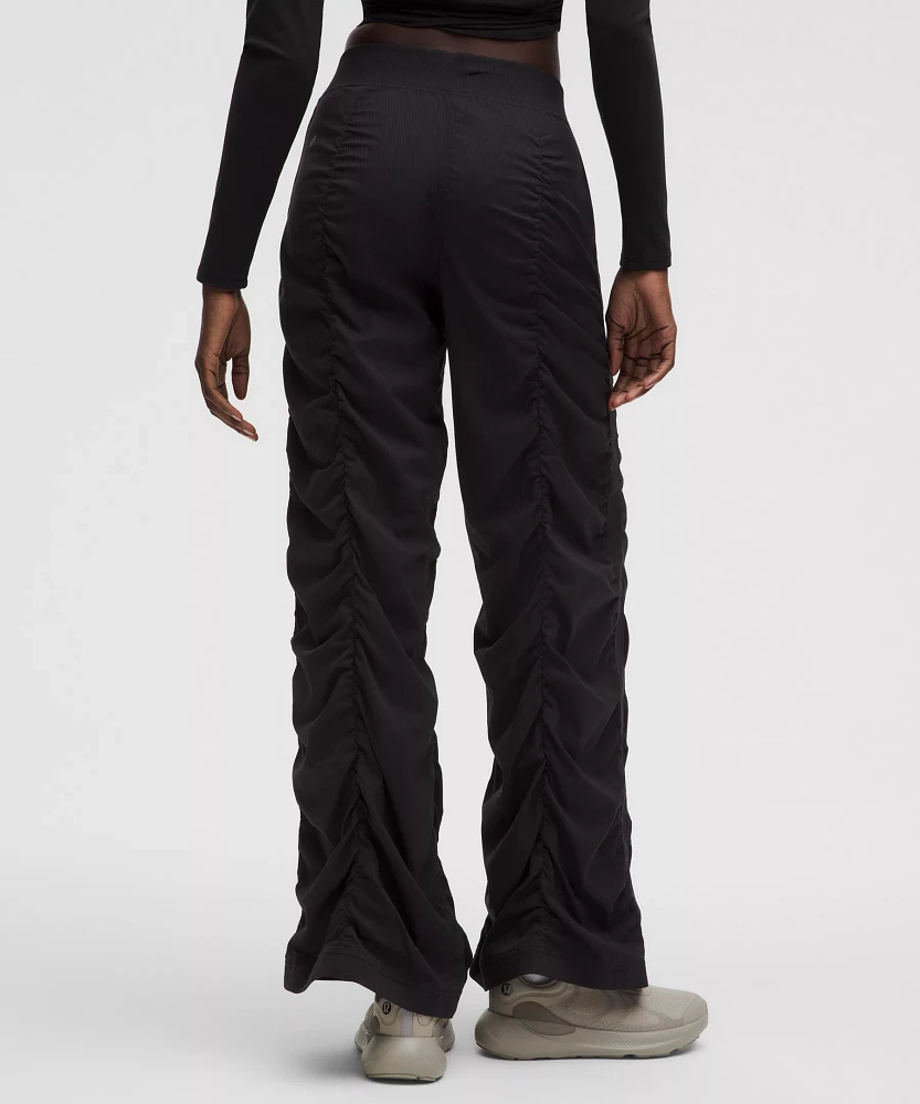 Ruched High-Rise Wide-Leg Pant | Women's Pants