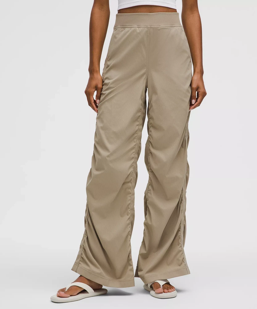 Ruched High-Rise Wide-Leg Pant | Women's Pants