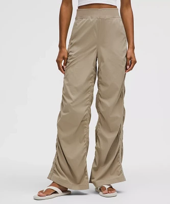 Ruched High-Rise Wide-Leg Pant | Women's Pants