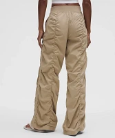Ruched High-Rise Wide-Leg Pant | Women's Pants