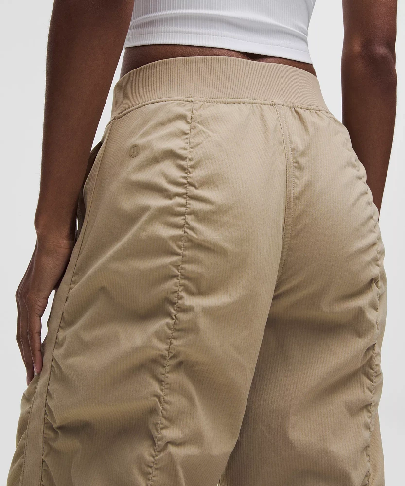 Ruched High-Rise Wide-Leg Pant | Women's Pants