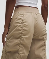 Ruched High-Rise Wide-Leg Pant | Women's Pants