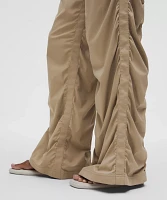 Ruched High-Rise Wide-Leg Pant | Women's Pants