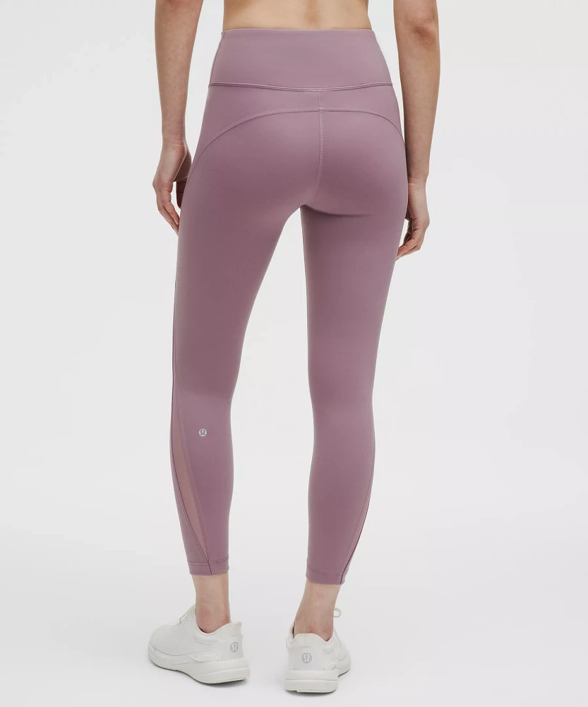 Wunder Train Mesh Panel High-Rise Tight 25" | Women's Leggings/Tights