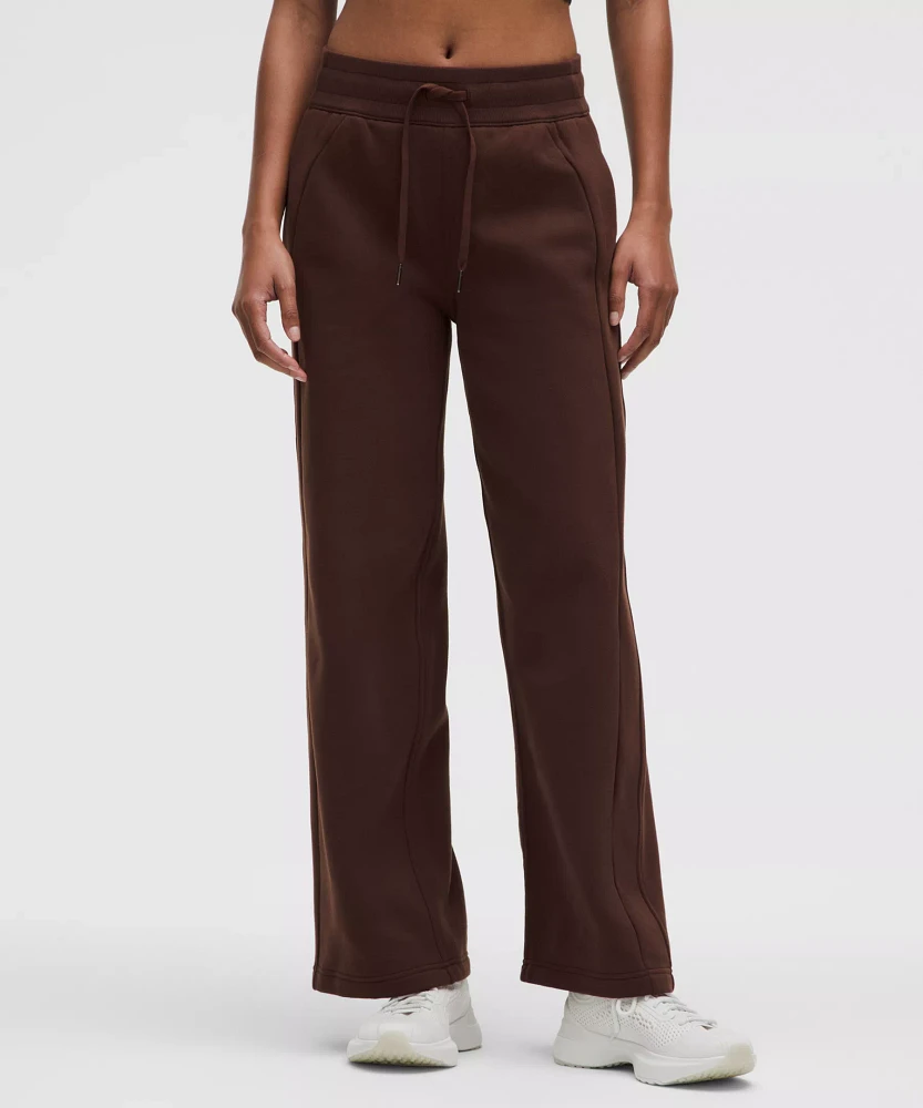 Scuba Mid-Rise Wide-Leg Pant *Short | Women's Sweatpants