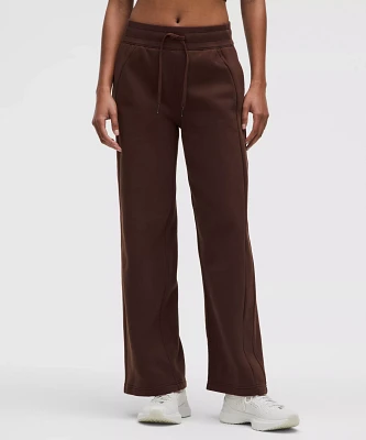 Scuba Mid-Rise Wide-Leg Pant *Short | Women's Sweatpants