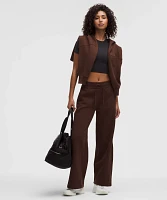 Scuba Mid-Rise Wide-Leg Pant *Short | Women's Sweatpants