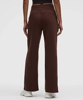 Scuba Mid-Rise Wide-Leg Pant *Short | Women's Sweatpants