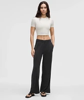 Softstreme High-Rise Wide-Leg Pique Pant *Regular | Women's Pants