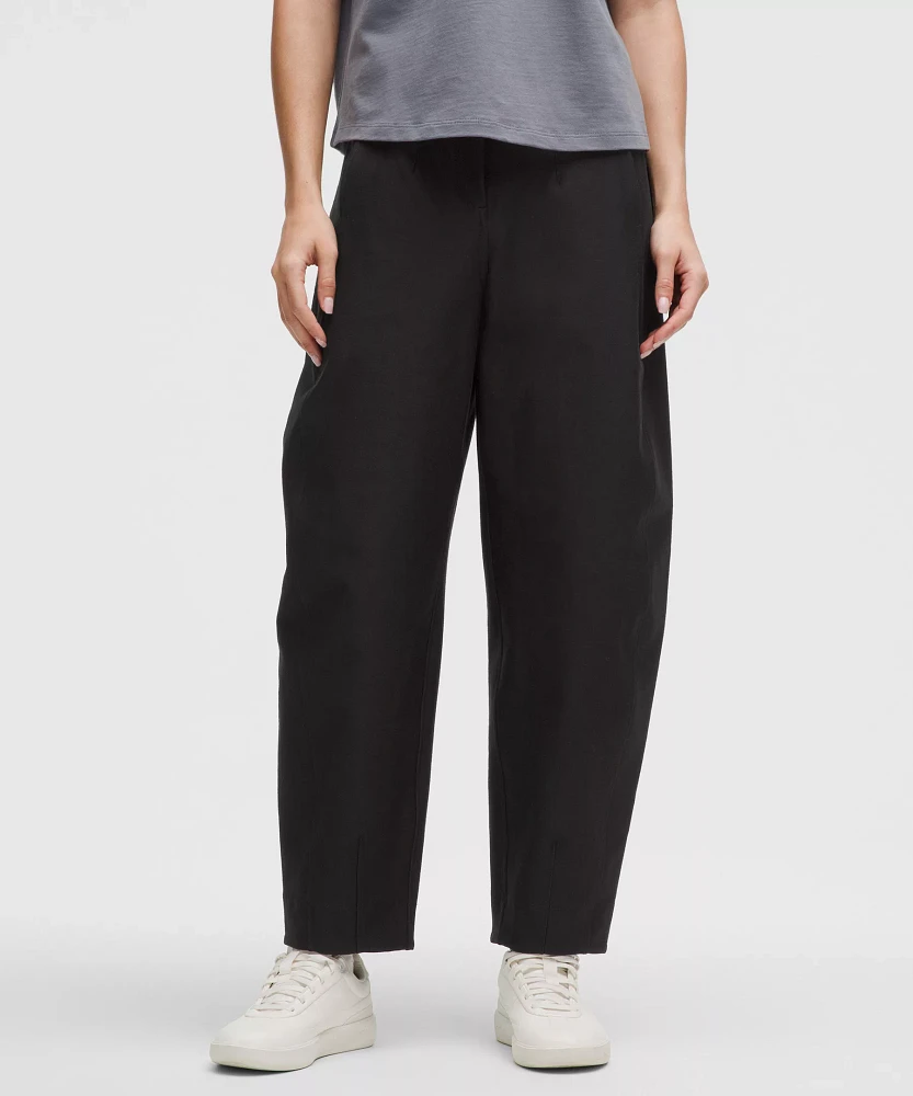Utilitech Twill Mid-Rise Barrel-Leg Pant | Women's Trousers