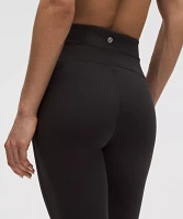 Groove High-Rise Notched-Hem Crop 15" | Women's Capris