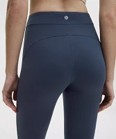 Groove High-Rise Notched-Hem Crop 15" | Women's Capris