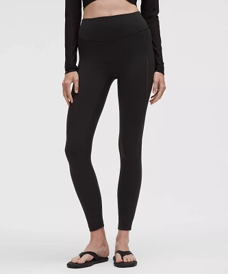 Nulu High-Rise Mesh-Panel Tight 25" | Women's Leggings/Tights