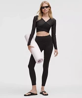 Nulu High-Rise Mesh-Panel Tight 25" | Women's Leggings/Tights