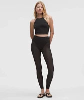 Nulu High-Rise Mesh-Leg Tight 28" | Women's Leggings/Tights