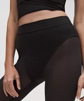 Nulu High-Rise Mesh-Leg Tight 28" | Women's Leggings/Tights