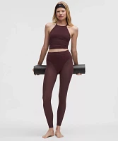 Nulu High-Rise Mesh-Leg Tight 28" | Women's Leggings/Tights