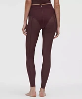 Nulu High-Rise Mesh-Leg Tight 28" | Women's Leggings/Tights