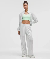 Mesh High-Rise Wide-Leg Training Pant | Women's Pants