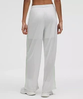Mesh High-Rise Wide-Leg Training Pant | Women's Pants
