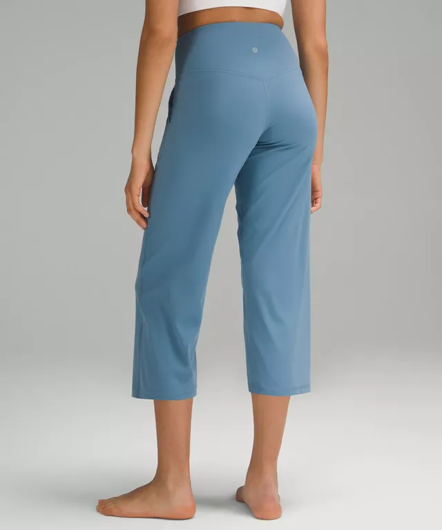 lululemon athletica, Pants & Jumpsuits, Lululemon Align Wide Leg  Superhighrise Crop