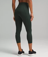 Wunder Train High-Rise Crop with Pockets 23" | Women's Capris