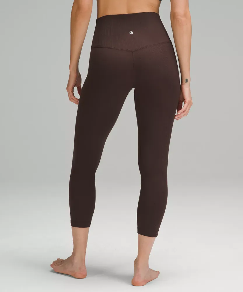 lululemon Align™ High-Rise Ribbed Crop 23" | Women's Leggings/Tights