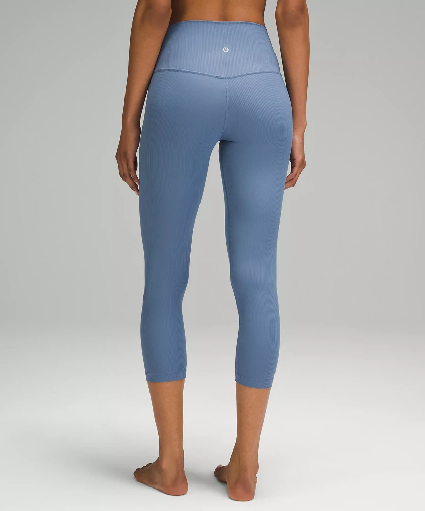 lululemon Align™ Ribbed High-Rise Crop 23" | Women's Capris