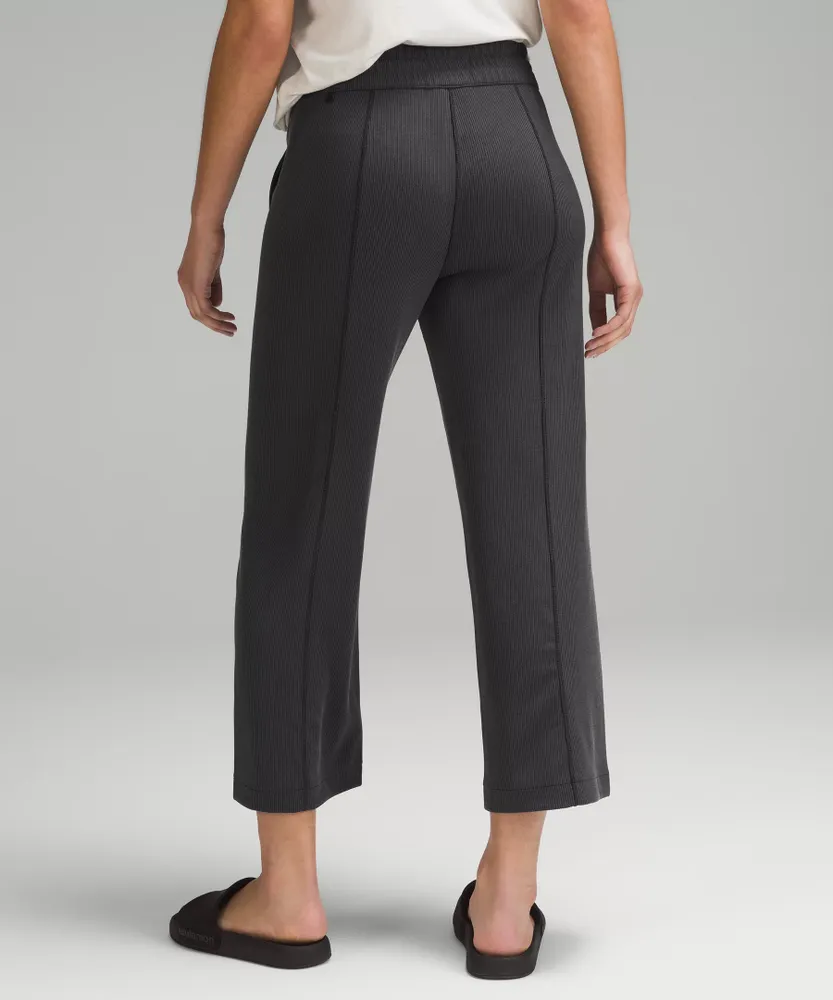 Xysaqa Womens Cropped Pants, Women's Casual High Waist Wide Leg Long Pants  Drawstring Loose Fit Flowy Pants - Walmart.com