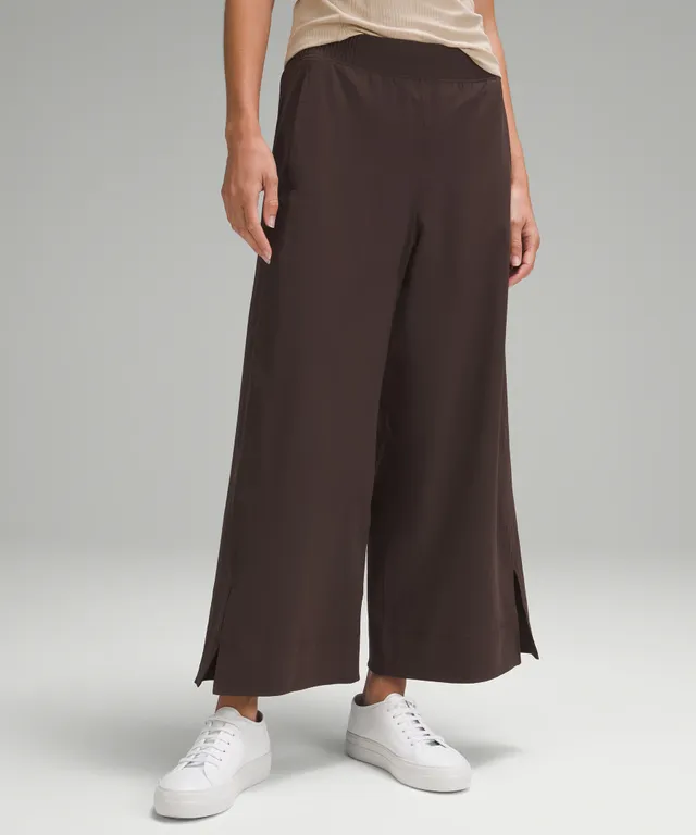 Lululemon athletica Stretch Woven High-Rise Wide-Leg Cropped Pant, Women's  Capris