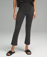 Ribbed Softstreme Zip-Leg High-Rise Cropped Pant 25" | Women's Capris