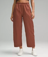 Lightweight Mid-Rise Barrel-Leg Cropped Pant | Women's Capris