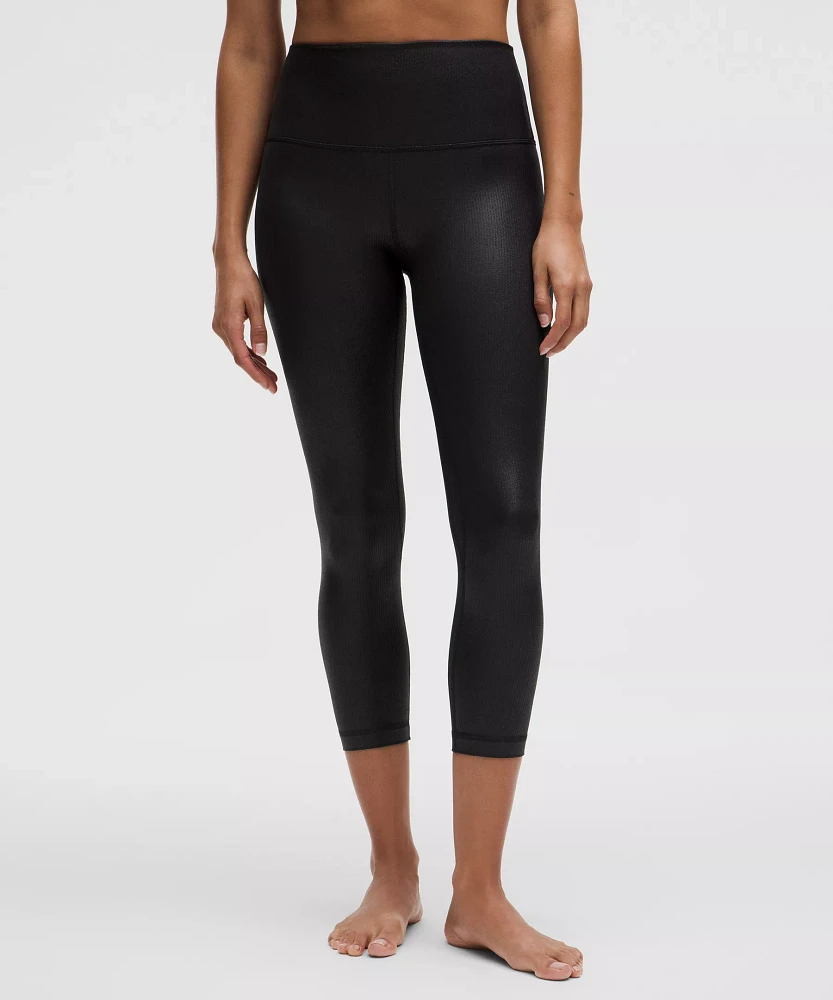 luluemon Align™ High-Rise Ribbed Crop 23" *Shine | Women's Capris