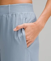 Stretch Woven High-Rise Wide-Leg Cropped Pant | Women's Capris