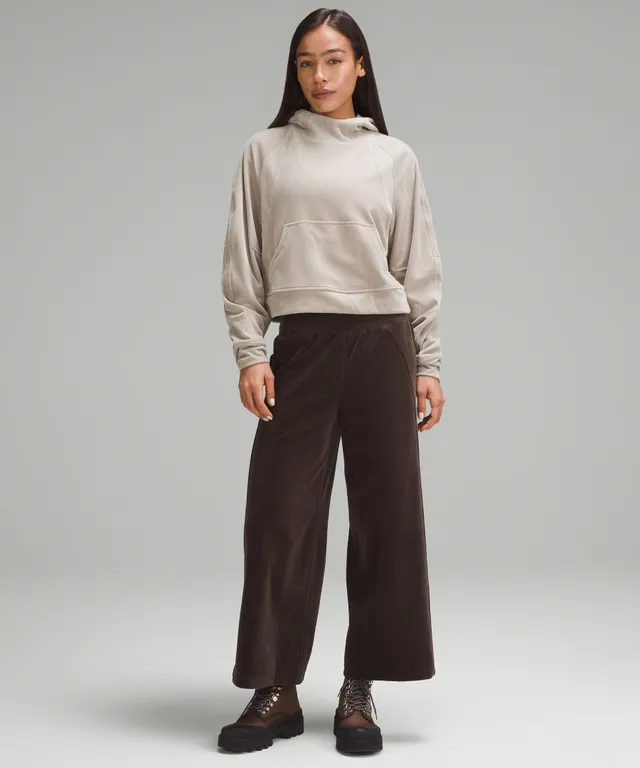 Scuba Mid-Rise Wide-Leg Pant *Velvet Cord