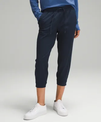 Soft Jersey Classic-Fit Mid-Rise Cropped Jogger | Women's Capris