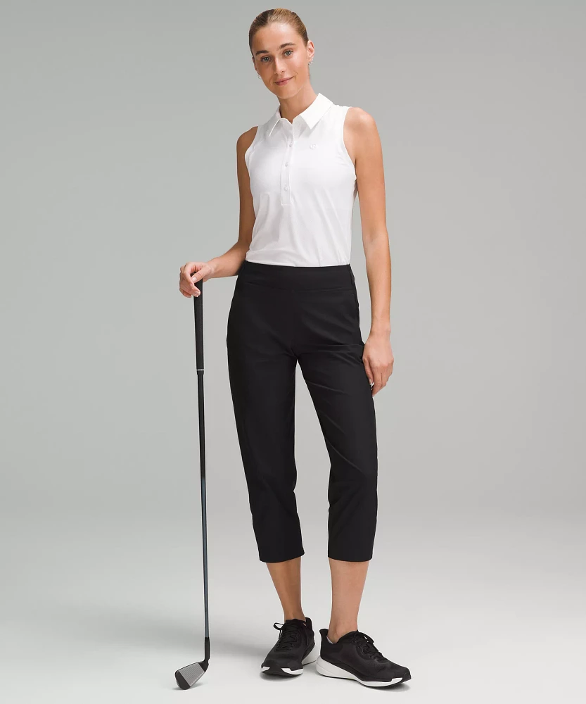 Warpstreme Multi-Pocket Mid-Rise Golf Crop 24" | Women's Capris