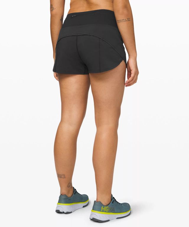 LULULEMON Speed Up Short Low-Rise 2.5 Lined (Color 000, 4) :  Clothing, Shoes & Jewelry