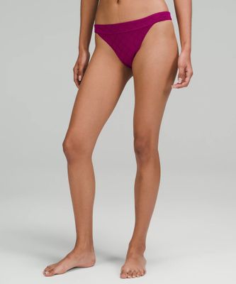 Diamond Grid Skimpy-Fit Swim Bottoms | Women's Swimsuits