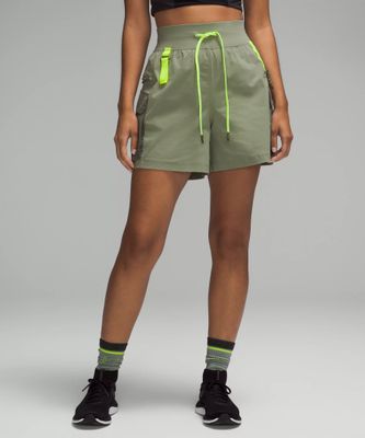 Multi-Pocket Cargo High-Rise Hiking Short 5" | Women's Shorts