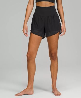 Nulu and Mesh High-Rise Yoga Short 3.5" | Women's Shorts