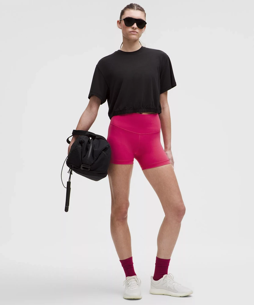 Wunder Train High-Rise Short 4" | Women's Shorts