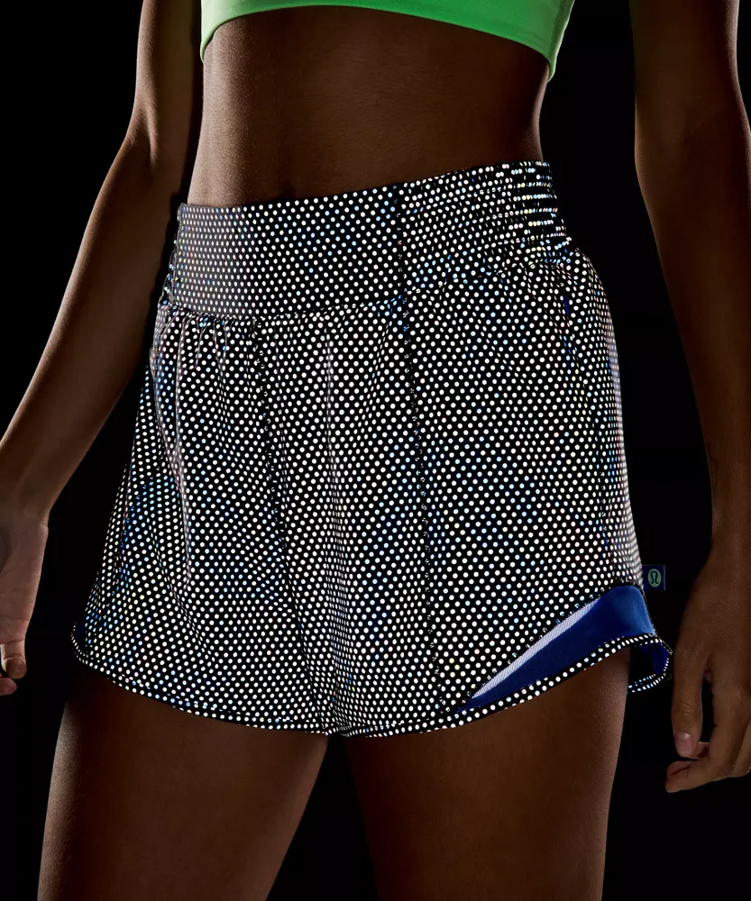 Lululemon athletica Limited Edition Hotty Hot High-Rise Reflective Lined  Short 4, Women's Shorts