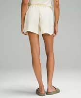 Stretch Woven Relaxed-Fit High-Rise Short 4" | Women's Shorts